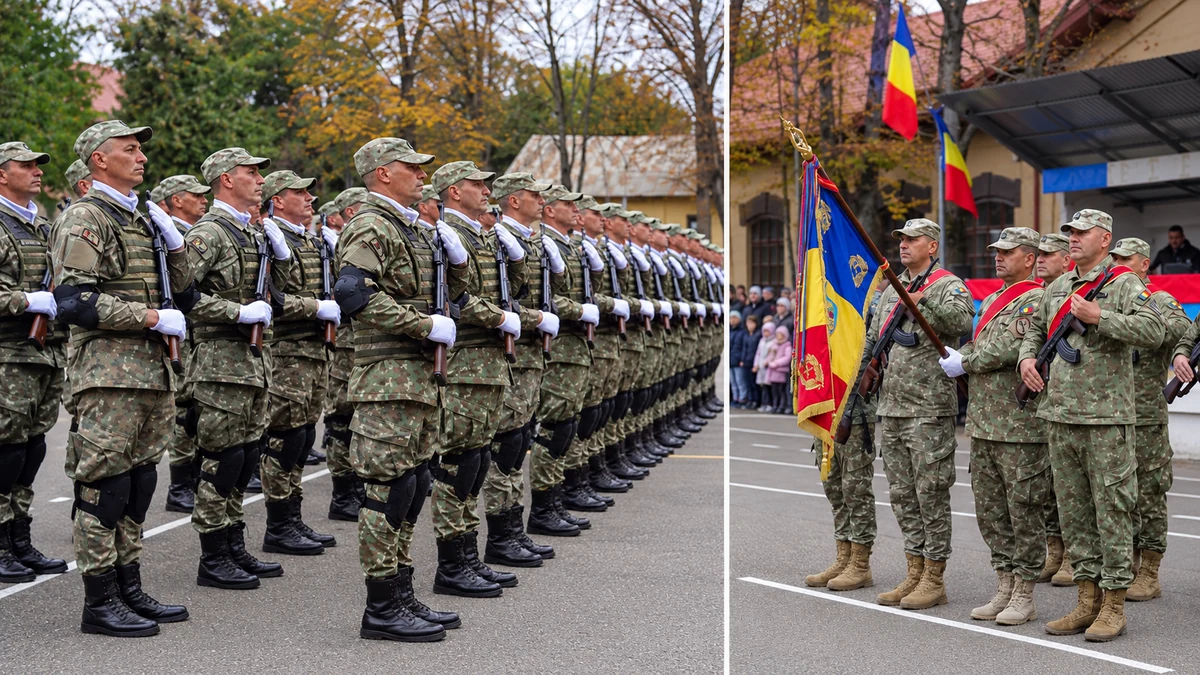 Noii militari din garnizoana Bârlad au depus jurământul de credință față de România